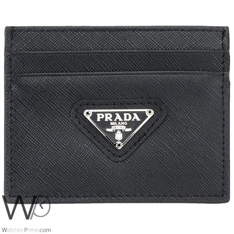 prada card holder ebay|Prada card holder wallet.